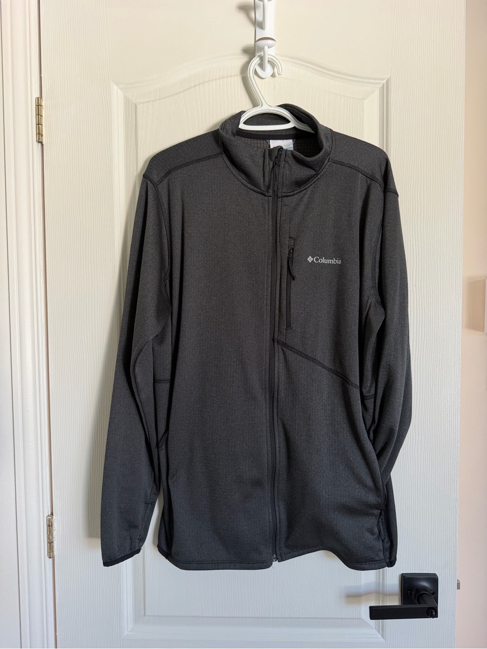 Columbia Black Lightweight Full-Zip Shirt Jacket